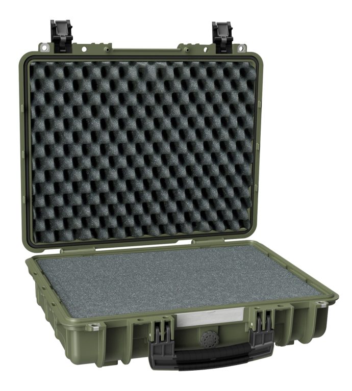 4412HL Gtline Explorercases Valigia Stagna Verde Militare Waterproof Case Military Green Foam